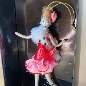 Vintage Ladies With Elegance Glass Ornament